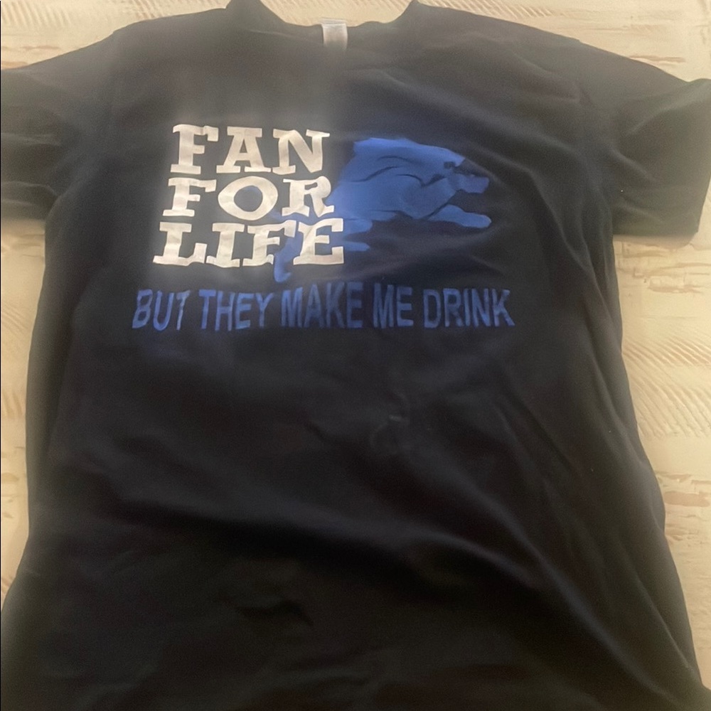 Detroit Lions funny men’s tshirt small